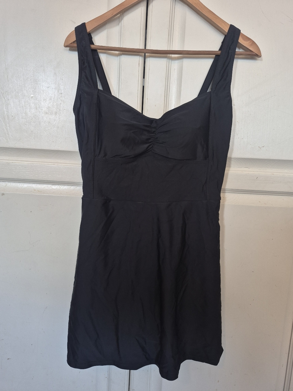Black Comfortable Swim Dress